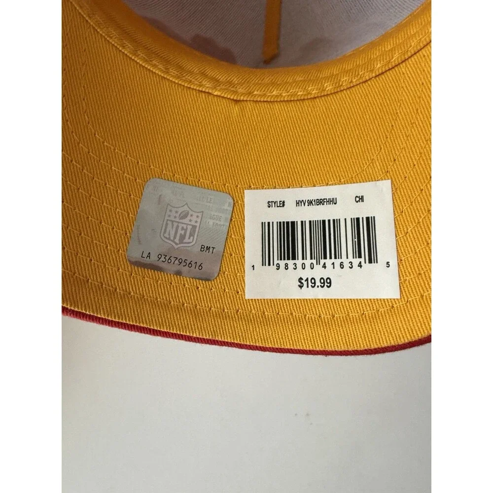 KC Chiefs NFL Kids Apparel All Fabric Hat Adjustable Size Boys 4-7 Fade SnapBack